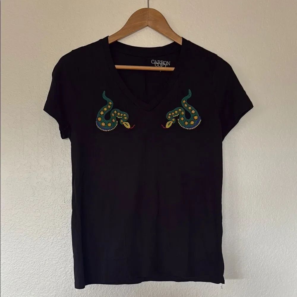 Snake detail t shirt